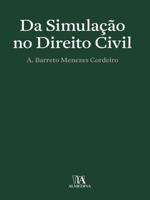 cover image of Da Simulação no Direito Civil